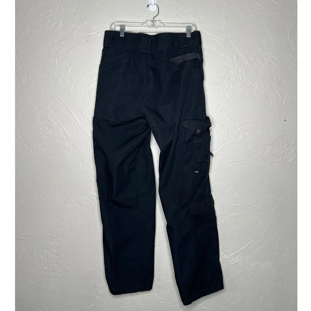 5.11 Tactical Men's 34x34 Black Ripstop Cargo Work Pants - Picture 2 of 4